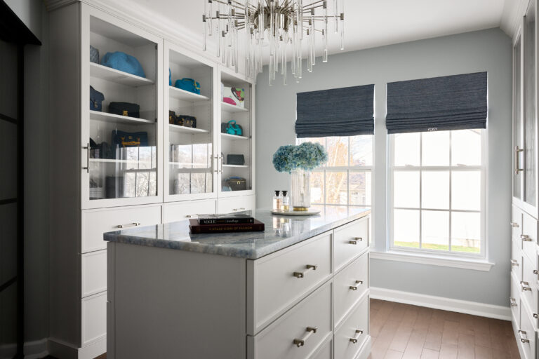 Custom purse closet conversion in Sicklerville home renovation